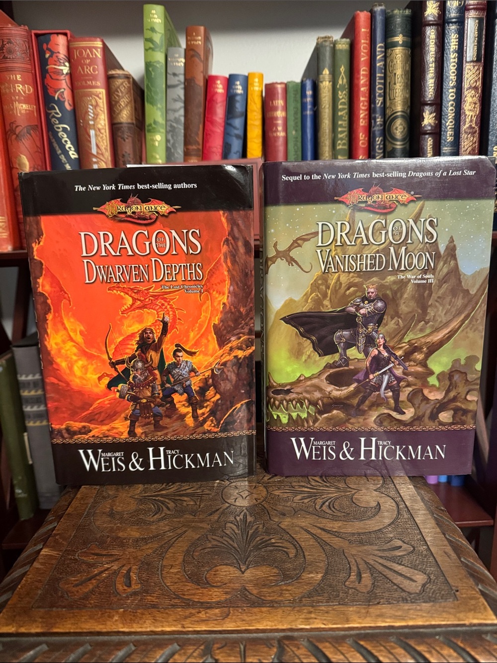 DRAGONLANCE: Dragons of a Vanished Moon — Volumes 1 & 3 — First Printings, 2002